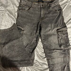 Women’s Gray Cargo Pants